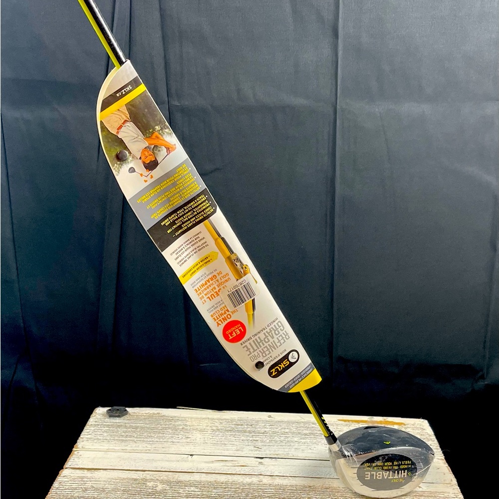 NWT Left handed Refiner driver graphite pro hinged golf training club